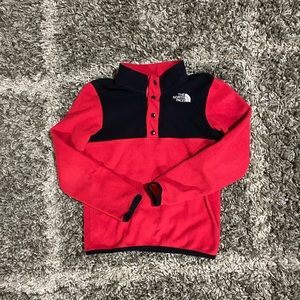 Boys snap t Northface sweater
